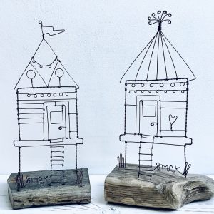 Beach Hut Sculptures