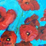Poppies in Blue