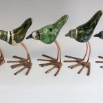 Glass Birds on Copper Feet
