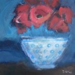 Poppies in Spotty Bowl