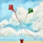 Boy With Two Kites