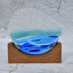 Half Wave in oak base