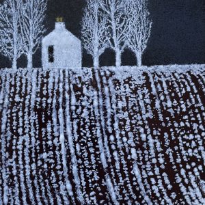 White House with White Trees
