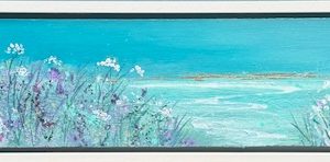 Coastal Flowers and Turquoise Skies