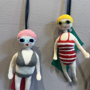 Hand felted swimmers