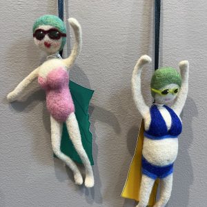 Hand felted swimmers